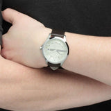 Buy Shop Armani Exchange Whitman Silver Dial Brown Leather Strap Watch For Men - AX2100 USA Online