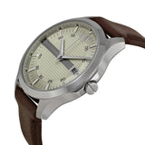 Buy Shop Armani Exchange Whitman Silver Dial Brown Leather Strap Watch For Men - AX2100 USA Online