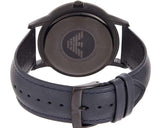 Buy Shop Emporio Armani Renato Blue Dial Blue Leather Strap Watch For Men - AR2479 USA Online