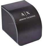 Armani Exchange Cayde Chronograph Black Dial Black Steel Strap Watch for Men - AX2748