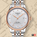 Buy Shop Tissot Le Locle Powermatic 80 Silver Dial Two Tone Steel Strap Watch For Men - T006.407.22.036.01 USA Online