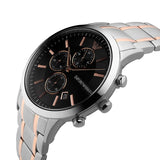 Buy Shop Emporio Armani Renato Chronograph Black Dial Two Tone Steel Strap Watch For Men - AR11165 USA Online