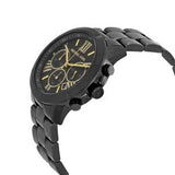 Buy Shop Michael Kors Brecken Chronograph Black Dial Black Steel Strap Watch for Women - MK6302 USA Online