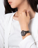 Buy Shop Fossil Jacqueline Black Dial Black Mesh Bracelet Watch for Women - ES3614 USA Online