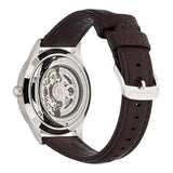 Buy Shop Emporio Armani Meccanico White Dial Brown Leather Strap Watch For Men - AR1946 USA Online