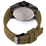 Buy Shop Tommy Hilfiger Drew Black Dial Green Rubber Strap Watch for Men - 1791065 USA Online