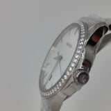 Gucci G Timeless Mother of Pearl White Dial Silver Steel Strap Watch For Women - YA126444