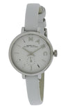 Buy Shop Marc Jacobs Sally White Dial White Leather Strap Watch for Women - MBM1350 USA Online