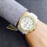 Buy Shop Michael Kors Runway White Dial White Steel Strap Watch for Women - MK5237 USA Online
