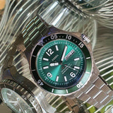 Buy Shop Fossil FB-03 Chronograph Green Dial Silver Steel Strap Watch for Men - FS5726 USA Online