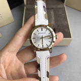 Buy Shop Burberry The City White Dial White Leather Strap Watch for Women - BU9015 USA Online