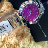 Buy Shop Marc Jacobs Amy Pink Dial Silver Steel Strap Watch for Women - MBM8623 USA Online