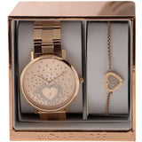 Buy Shop Michael Kors Jaryn Rose Gold Dial Rose Gold Steel Strap Watch for Women - MK3621 USA Online