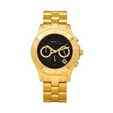 Buy Shop Marc Jacobs Blade Chronograph Black Dial Gold Steel Strap Watch for Women - MBM3309 USA Online