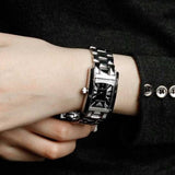 Buy Shop Emporio Armani Classic Black Dial Silver Stainless Steel Watch For Women - AR0157 USA Online