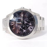Buy Shop Guess Atlas Chronograph Black Dial Silver Steel Strap Watch For Men - W0668G3 USA Online