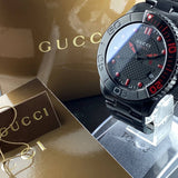 Buy Shop Gucci G Timeless Sport Black Dial Black Steel Strap Watch For Men - YA126230 USA Online
