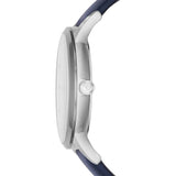 Buy Shop Emporio Armani Renato White DIal Blue Leather Strap Watch For Men - AR11119 USA Online
