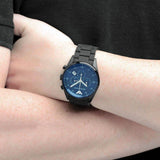 Buy Shop Emporio Armani Sportivo Chronograph Blue Dial Black Strap Watch For Men - AR5921 USA Online