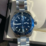 Buy Shop Tag Heuer Aquaracer Blue Dial Silver Steel Strap Watch for Men - WAY101C.BA0746 USA Online