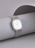 Buy Shop Guess Tapestry Diamonds Silver Dial Silver Mesh Bracelet Watch for Women - GW0354L1 USA Online