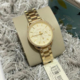 Buy Shop Fossil Tailor Gold Dial Gold Steel Strap Watch for Women - ES4263 USA Online