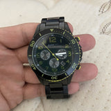 Buy Shop Marc Jacobs Rock Chronograph Black Dial Black Steel Strap Watch for Men - MBM5026 USA Online