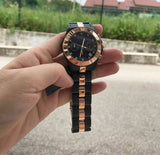 Buy Shop Marc Jacobs Blade Chronograph Grey Dial Two Tone Steel Strap Watch for Women - MBM3180 USA Online