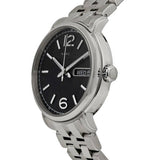 Buy Shop Marc Jacobs Fergus Black Dial Silver Steel Strap Watch for Men - MBM5075 USA Online