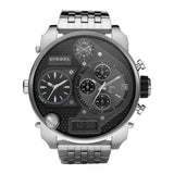 Buy Shop Diesel Mr Daddy 1.0 Black Dial Stainless Steel Stainless Watch For Men - DZ7221 USA Online