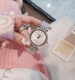 Buy Shop Michael Kors Darci Silver Dial Silver Steel Strap Watch for Women - MK3404 USA Online