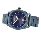 Buy Shop Fossil Machine Blue Dial Blue Steel Strap Watch for Men - FS5231 USA Online