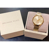 Buy Shop Michael Kors Portia Gold Dial Gold Steel Strap Watch for Women - MK3639 USA Online