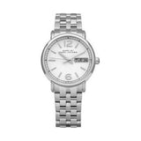 Buy Shop Marc Jacobs Fergus White Dial Silver Steel Strap Watch for Women - MBM8646 USA Online