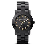 Buy Shop Marc Jacobs Amy Black Dial Black Steel Strap Watch for Women - MBM8595 USA Online