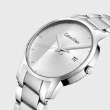 Buy Shop Calvin Klein City Chronograph Silver Dial Silver Steel Strap Watch for Men - K2G2G14X USA Online