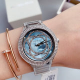 Buy Shop Michael Kors Kerry Mother of Pearl Dial Silver Strap Watch for Women - MK3480 USA Online