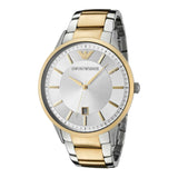 Buy Shop Emporio Armani Renato Silver Dial Two Tone Steel Strap Watch For Men - AR2449 USA Online