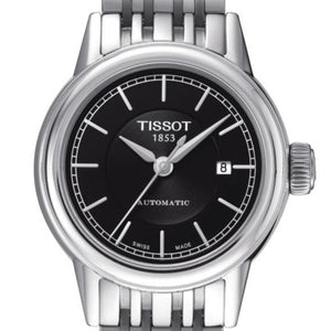 Buy Shop Tissot Classic Carson Powermatic 80 Black Dial Silver Steel Strap Watch For Men - T085.407.11.051.00 USA Online