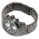 Marc Jacobs Larry Black Dial Gunmetal Ion Plated Stainless Steel Strap Watch for Men - MBM5051