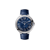 Buy Shop Cartier Ballon Bleu De Cartier Blue Dial Blue Leather Strap Watch for Men - WSBB0027 USA Online
