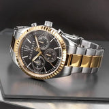 Buy Shop Maserati Competizione Chronograph Black Dial Two Tone Steel Strap Watch For Men - R8853100016 USA Online