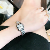 Buy Shop Tissot T Wave Diamonds Mother of Pearl Dial Silver Steel Strap Watch for Women - T02.1.285.74 USA Online