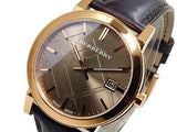 Buy Shop Burberry The City Brown Dial Brown Leather Strap Watch for Men - BU9013 USA Online