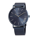 Buy Shop Coach Perry Blue Dial Blue Mesh Bracelet Watch for Women - 14503485 USA Online