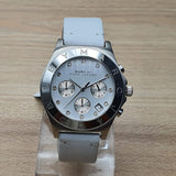 Buy Shop Marc Jacobs Blade White Dial White Leather Strap Watch for Women - MBM1187 USA Online