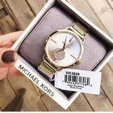 Buy Shop Michael Kors Portia Gold Dial Gold Steel Strap Watch for Women - MK3639 USA Online