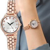 Buy Shop Marc Jacobs Betty White Dial Rose Gold Steel Strap Watch for Women - MJ3496 USA Online