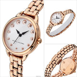 Buy Shop Marc Jacobs Betty White Dial Rose Gold Steel Strap Watch for Women - MJ3496 USA Online