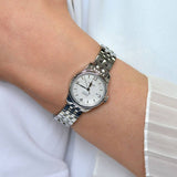 Buy Shop Tissot Le Locle Small Lady Automatic Silver Dial Silver Steel Strap Watch For Women - T41.1.183.34 USA Online